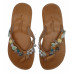 Sky Pearl Crystals Flip Flop