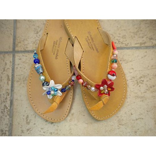 Leather Flower Sandals Portugal, SAVE 46% - baltijaskrasti.lv