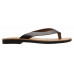 Two Tone Flip Flops Brown