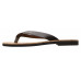 Two Tone Flip Flops Brown