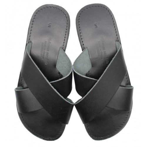 Crossover Slide Sandal by Mykonos Sandals