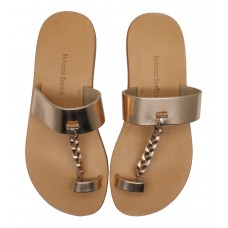 Rose Gold Toe Loop Sandal