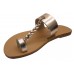 Rose Gold Toe Loop Sandal