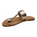 Rose Gold Toe Loop Sandal